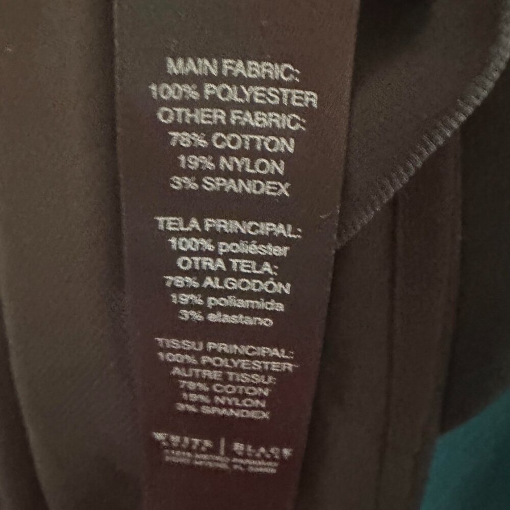 White House Black Market Pleated Bib Sheer Black Tunic Top NWT Sz S - Picture 8 of 9